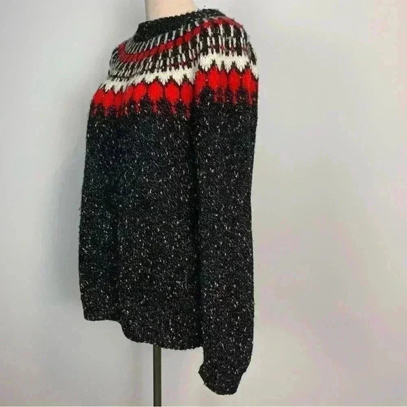 Hand  Knit Fair Isle Sweater - Picture 5 of 10